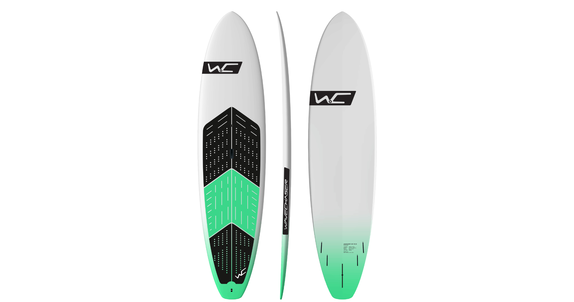 Wave Chaser 305 RV S2 10 Reverse V Longboard Surf SUP Wave